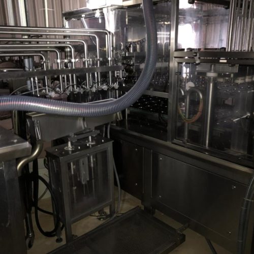 Pack Line Model PXM6 300 CPM (6) Lane S/S Linear Cup Filler and Sealer