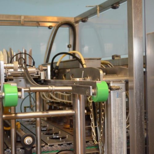 Pack Line Model PXM6 300 CPM (6) Lane S/S Linear Cup Filler and Sealer