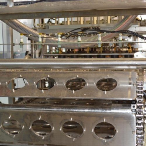 Pack Line Model PXM6 300 CPM (6) Lane S/S Linear Cup Filler and Sealer