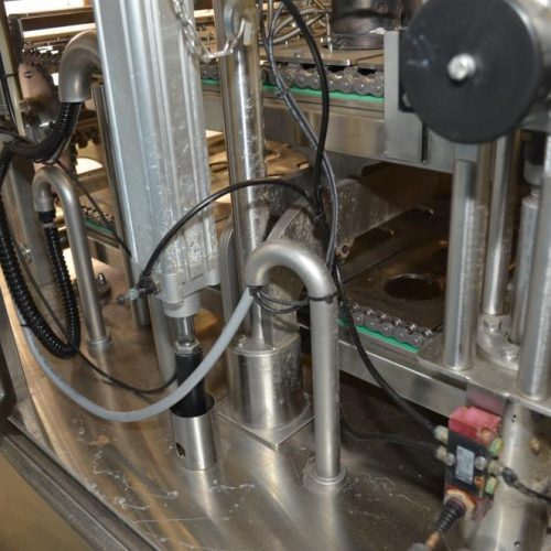 Pack Line Model PXM6 300 CPM (6) Lane S/S Linear Cup Filler and Sealer