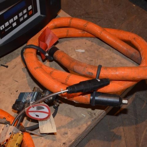 (4) ITW Dynatec Dynamelt S-Series Model S1N4P122 Hot Melt Units with Hoses