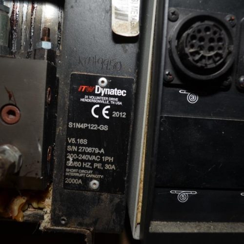 (4) ITW Dynatec Dynamelt S-Series Model S1N4P122 Hot Melt Units with Hoses