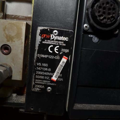 (4) ITW Dynatec Dynamelt S-Series Model S1N4P122 Hot Melt Units with Hoses