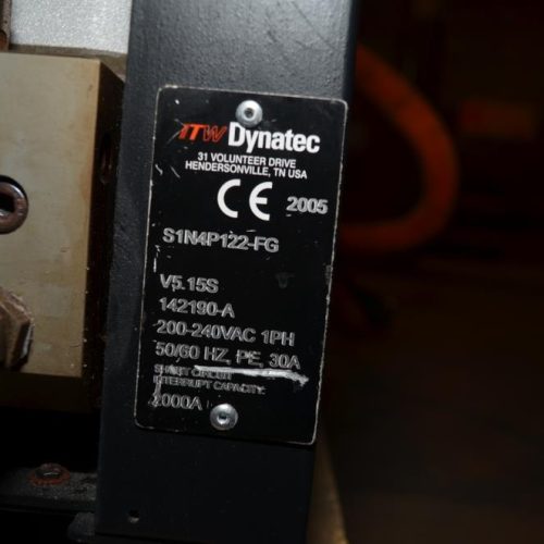 (4) ITW Dynatec Dynamelt S-Series Model S1N4P122 Hot Melt Units with Hoses