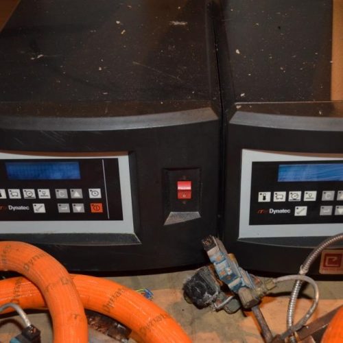 (4) ITW Dynatec Dynamelt S-Series Model S1N4P122 Hot Melt Units with Hoses