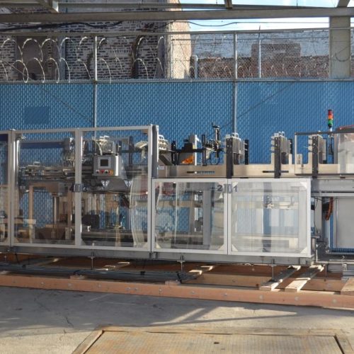 Hartness Model 835 30 CPM Drop Case Packer with Oscillating High Speed Laner