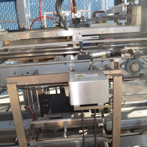 Hartness Model 835 30 CPM Drop Case Packer with Oscillating High Speed Laner