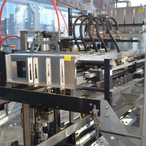 Hartness Model 835 30 CPM Drop Case Packer with Oscillating High Speed Laner