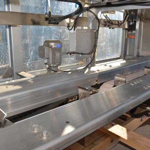 Hartness Model 835 30 CPM Drop Case Packer with Oscillating High Speed Laner