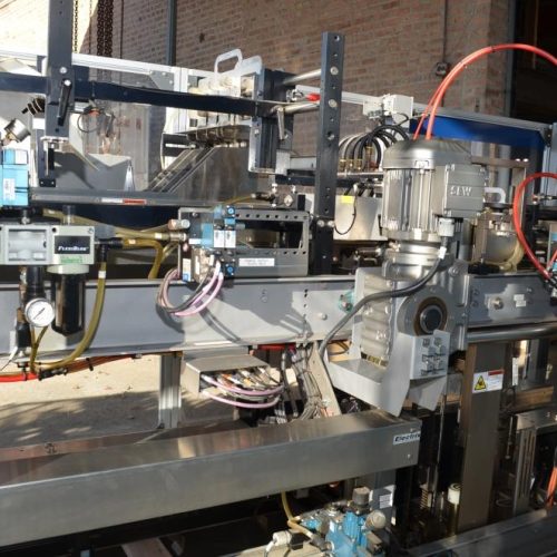 Hartness Model 835 30 CPM Drop Case Packer with Oscillating High Speed Laner