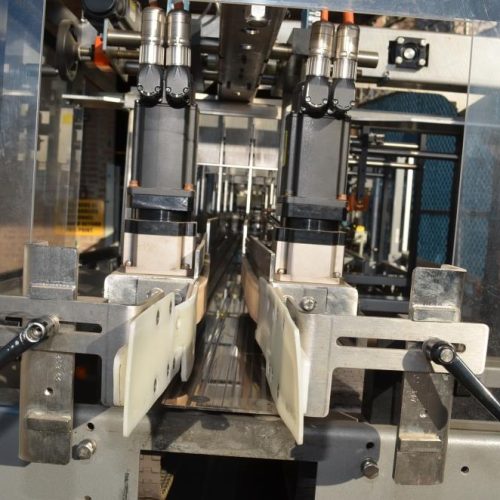 Hartness Model 835 30 CPM Drop Case Packer with Oscillating High Speed Laner