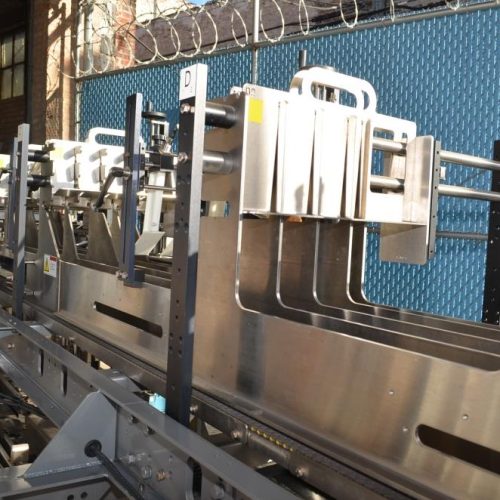 Hartness Model 835 30 CPM Drop Case Packer with Oscillating High Speed Laner