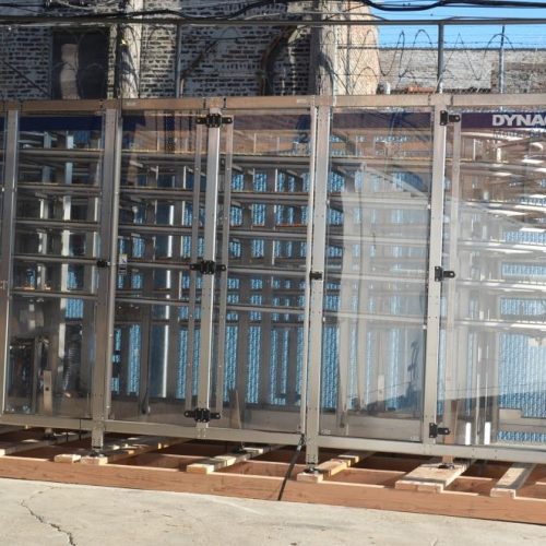 Hartness Model Dynac 6400CS (7) Tier 4in W Single File Spiral Accumulation Conveyor