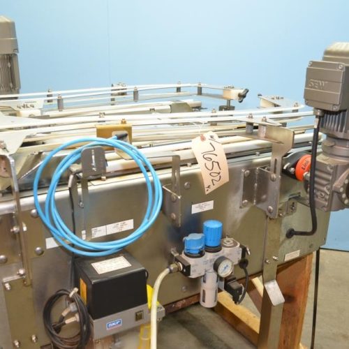 Hartness Model Dynac 6400CS (7) Tier 4in W Single File Spiral Accumulation Conveyor