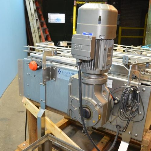 Hartness Model Dynac 6400CS (7) Tier 4in W Single File Spiral Accumulation Conveyor