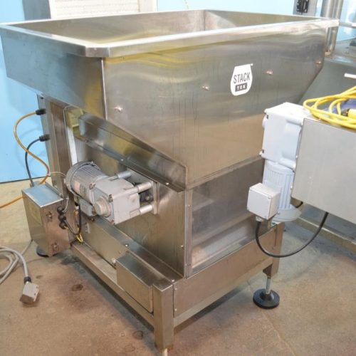 New England Model NERCAE (6) Head 150 CPM S/S Rotary Cap Applicator with Elevator