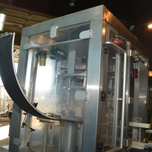 New England Model NERCAE (6) Head 150 CPM S/S Rotary Cap Applicator with Elevator