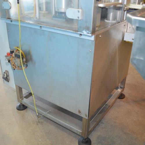 New England Model NERCAE (6) Head 150 CPM S/S Rotary Cap Applicator with Elevator