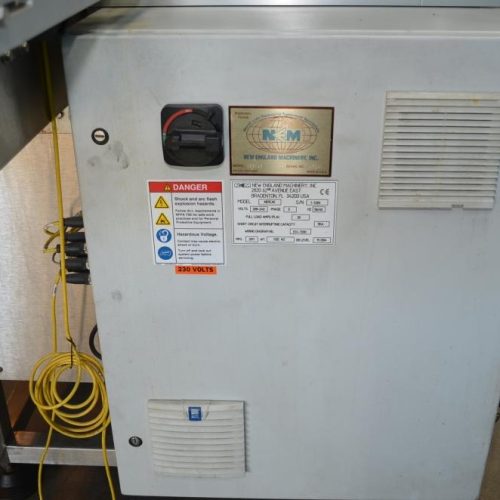 New England Model NERCAE (6) Head 150 CPM S/S Rotary Cap Applicator with Elevator