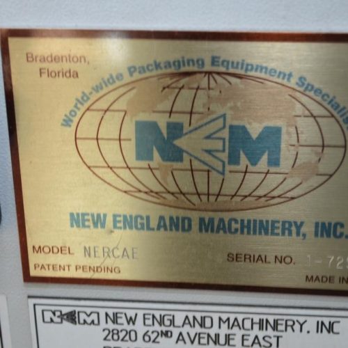 New England Model NERCAE (6) Head 150 CPM S/S Rotary Cap Applicator with Elevator