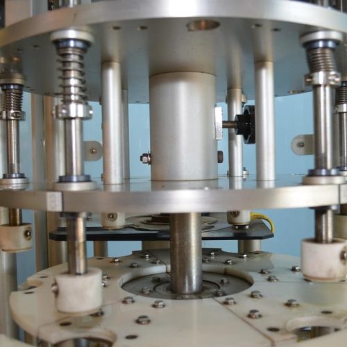 New England Model NERCAE (6) Head 150 CPM S/S Rotary Cap Applicator with Elevator