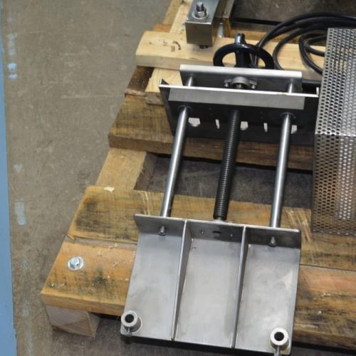 AFM Model LX100 S/S 80 CPM Shrink Sleeve Registered Film Labeler with Heat Tunnel