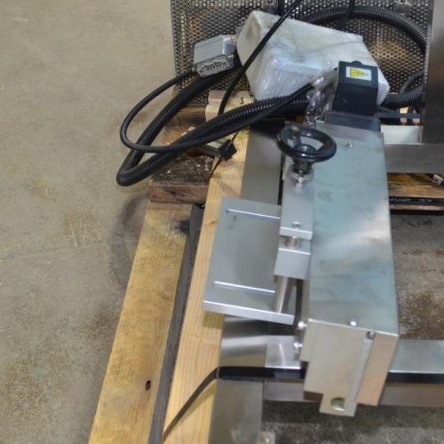 AFM Model LX100 S/S 80 CPM Shrink Sleeve Registered Film Labeler with Heat Tunnel