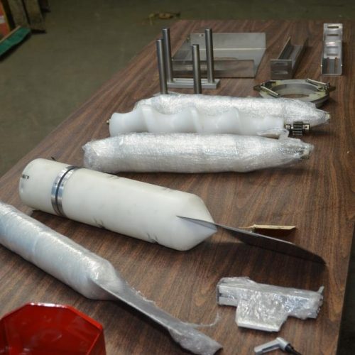 AFM Model LX100 S/S 80 CPM Shrink Sleeve Registered Film Labeler with Heat Tunnel