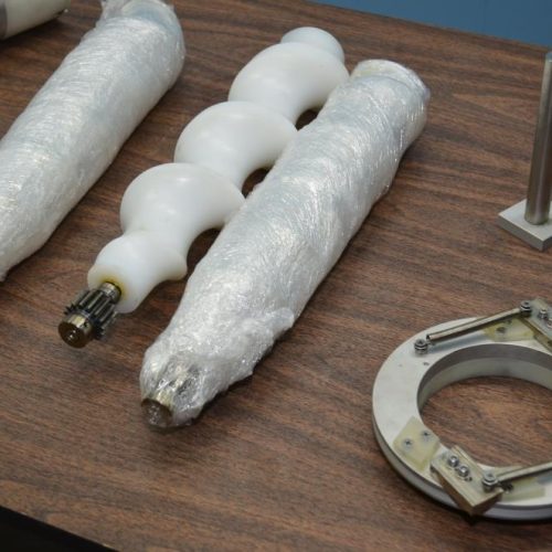 AFM Model LX100 S/S 80 CPM Shrink Sleeve Registered Film Labeler with Heat Tunnel