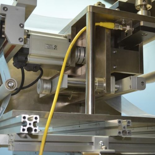 AFM Model LX100 S/S 80 CPM Shrink Sleeve Registered Film Labeler with Heat Tunnel