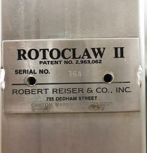 Reiser Rotoclaw II S/S Frozen Meat Block Breaker