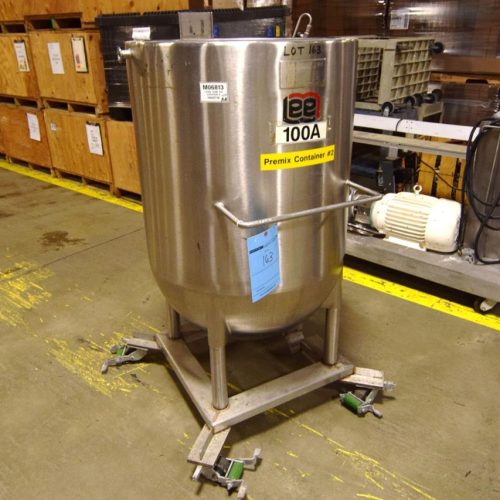 100 Gallon Lee Industries Model 100D S/S Jacketed Kettle