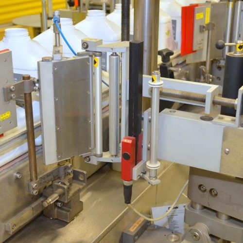 Harland Mercury 250 PPM Front and Back Pressure Sensitive Labeler w/ Redundant Heads