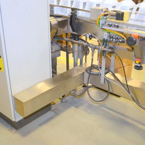 Harland Mercury 250 PPM Front and Back Pressure Sensitive Labeler w/ Redundant Heads