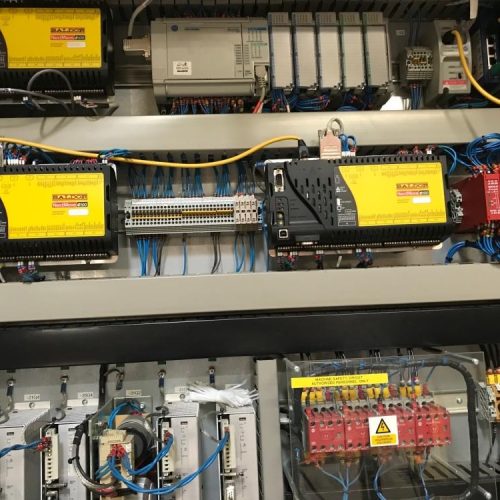 Harland Mercury 250 PPM Front and Back Pressure Sensitive Labeler w/ Redundant Heads