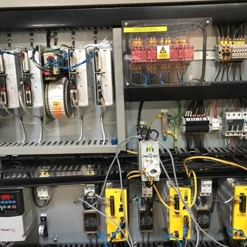 Harland Mercury 250 PPM Front and Back Pressure Sensitive Labeler w/ Redundant Heads