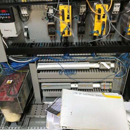 Harland Mercury 250 PPM Front and Back Pressure Sensitive Labeler w/ Redundant Heads