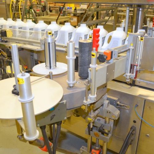 Harland Mercury 250 PPM Front and Back Pressure Sensitive Labeler w/ Redundant Heads