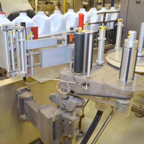 Harland Mercury 250 PPM Front and Back Pressure Sensitive Labeler w/ Redundant Heads