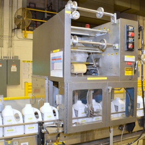 Sterling Manufacturing Model 1000 30 BPM Stretch Sleever Labeler