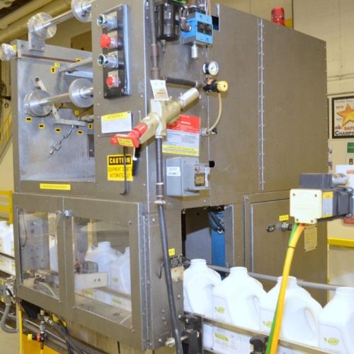 Sterling Manufacturing Model 1000 30 BPM Stretch Sleever Labeler