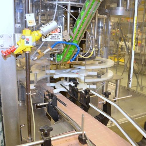 Fowler Zalkin Model CAS66480 (6) Head 225 CPM Double Rotary Capper and Sorting System