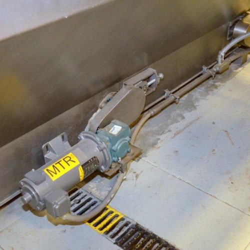 Bulk Bottle Live Bottom Feed Hopper with Integrated S/S Elevator