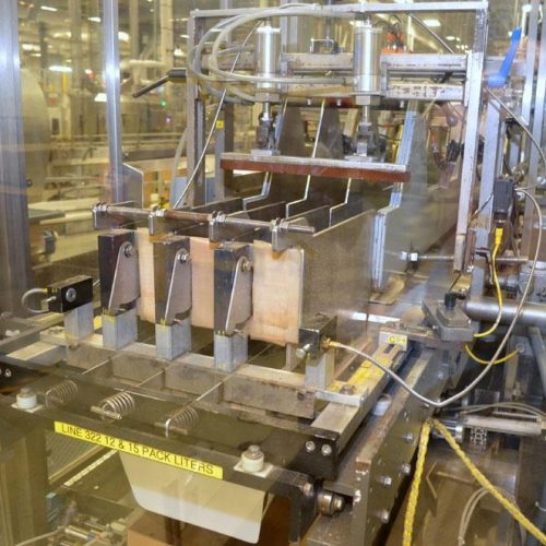 Meyer Hamrick Drop Case Packer with Lane Divider
