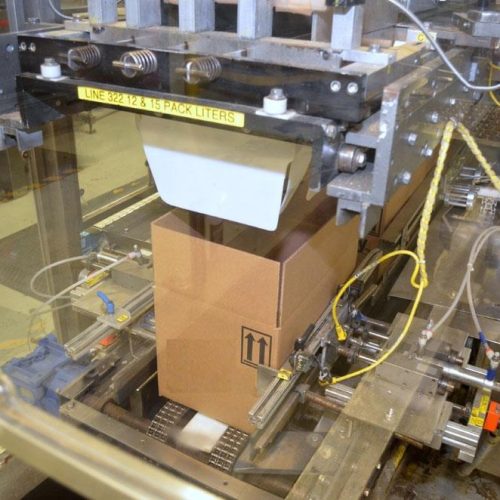 Meyer Hamrick Drop Case Packer with Lane Divider