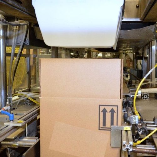 Meyer Hamrick Drop Case Packer with Lane Divider