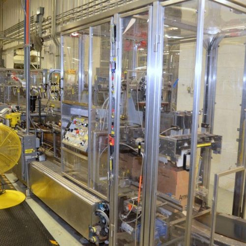 Meyer Hamrick Drop Case Packer with Lane Divider