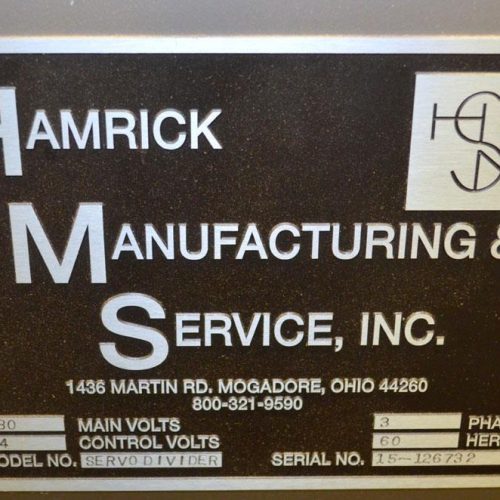 Meyer Hamrick Drop Case Packer with Lane Divider