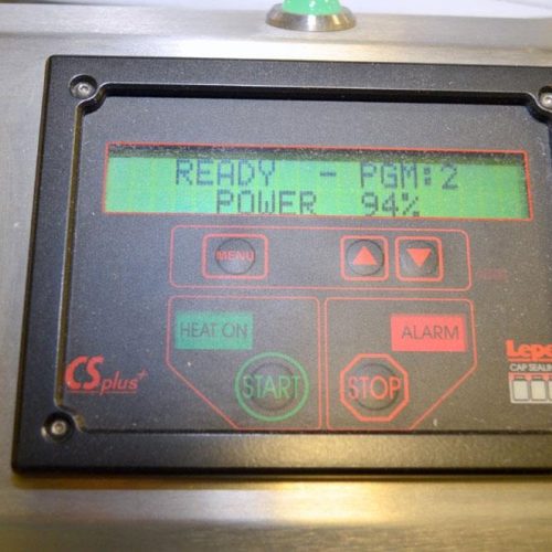 Lepel Model CSPlus350SS Over Belt Induction Sealer