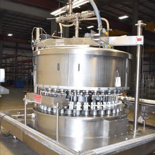 Serac Zalkin Model R36ZV121620 Monobloc 36 Head Net Weigh Filling and Capping System